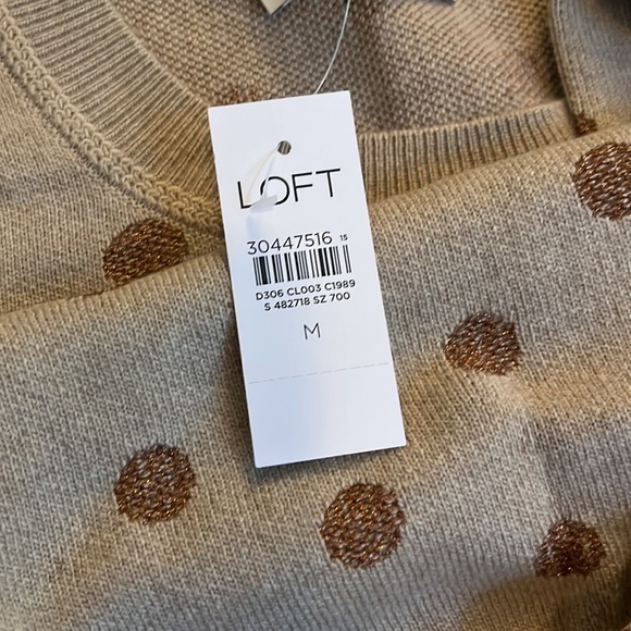 Anne Taylor Loft Long Sleeve Sweater Women’s Medium New with Tags - Picture 8 of 8